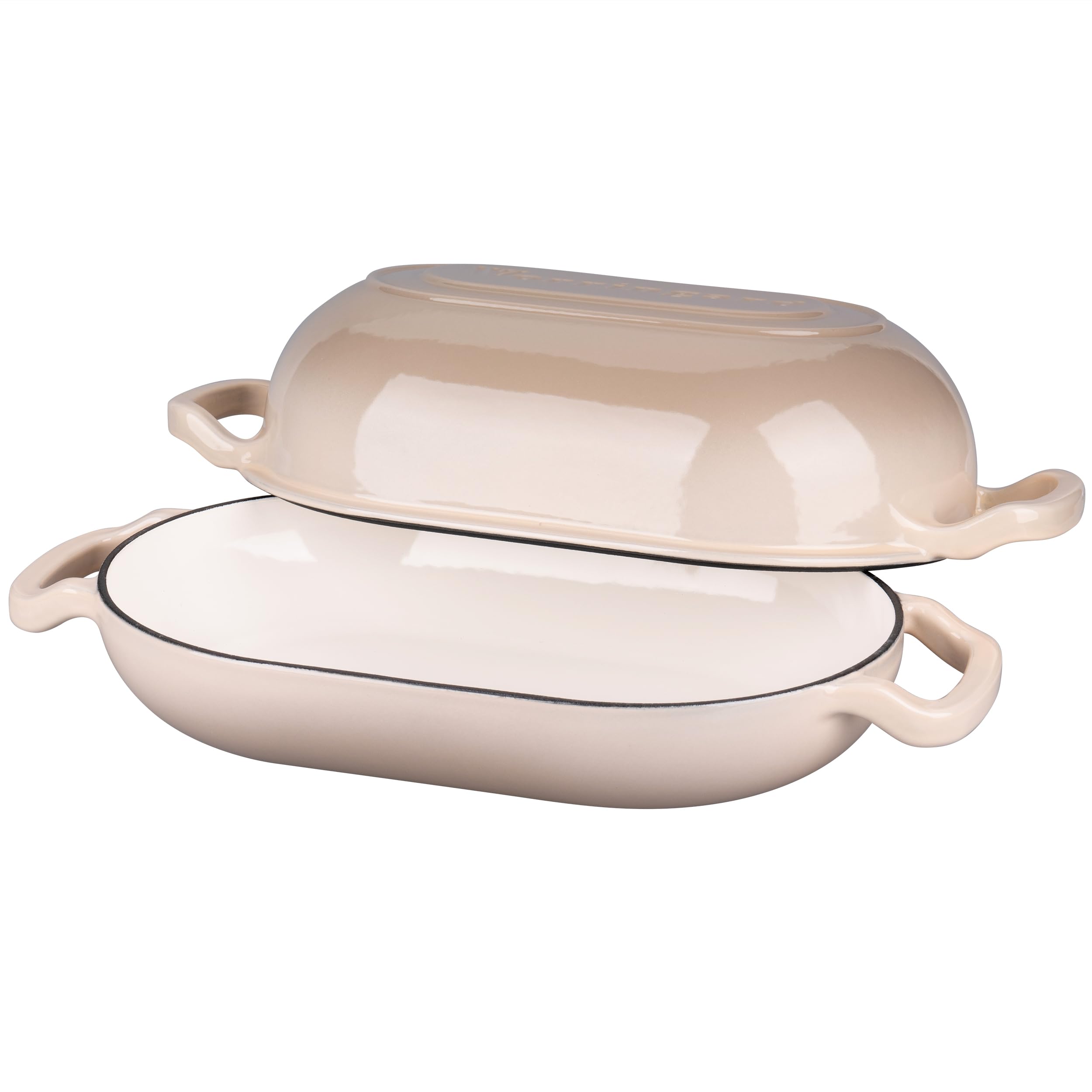 VORRINGARD looped handles design facilitates easy transfer from fridge to table.