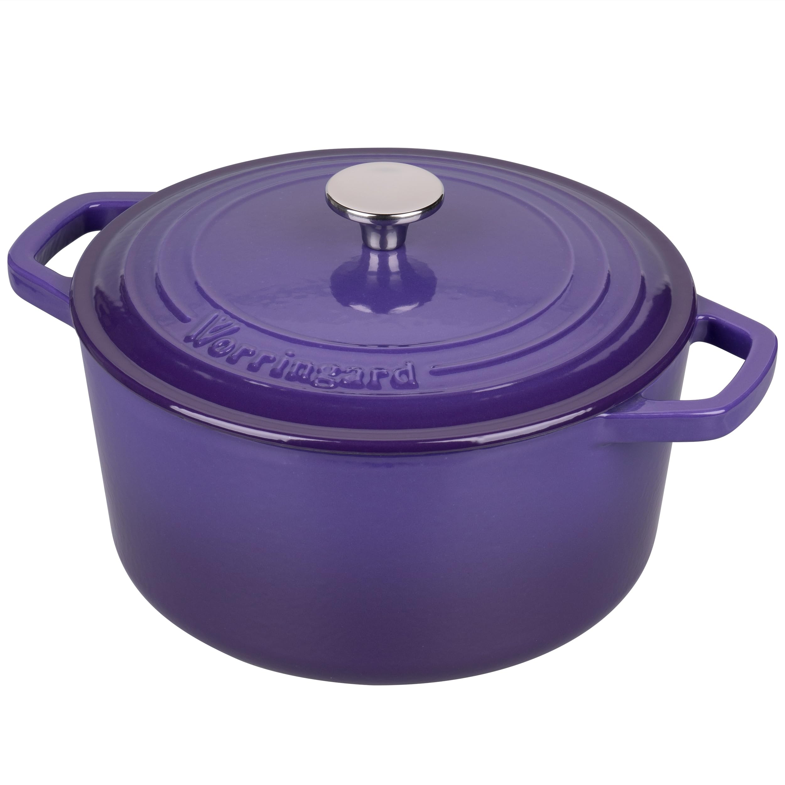 VORRINGARD enamel interior withstands high heat up to 500F for roasting.