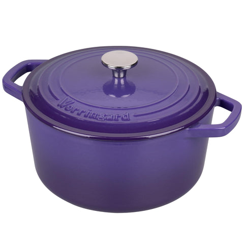 VORRINGARD enamel interior withstands high heat up to 500F for roasting.