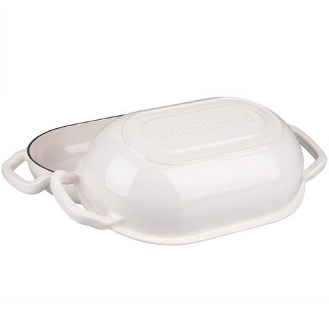 VORRINGARD enamel coating prevents sticking during bread baking and stews.