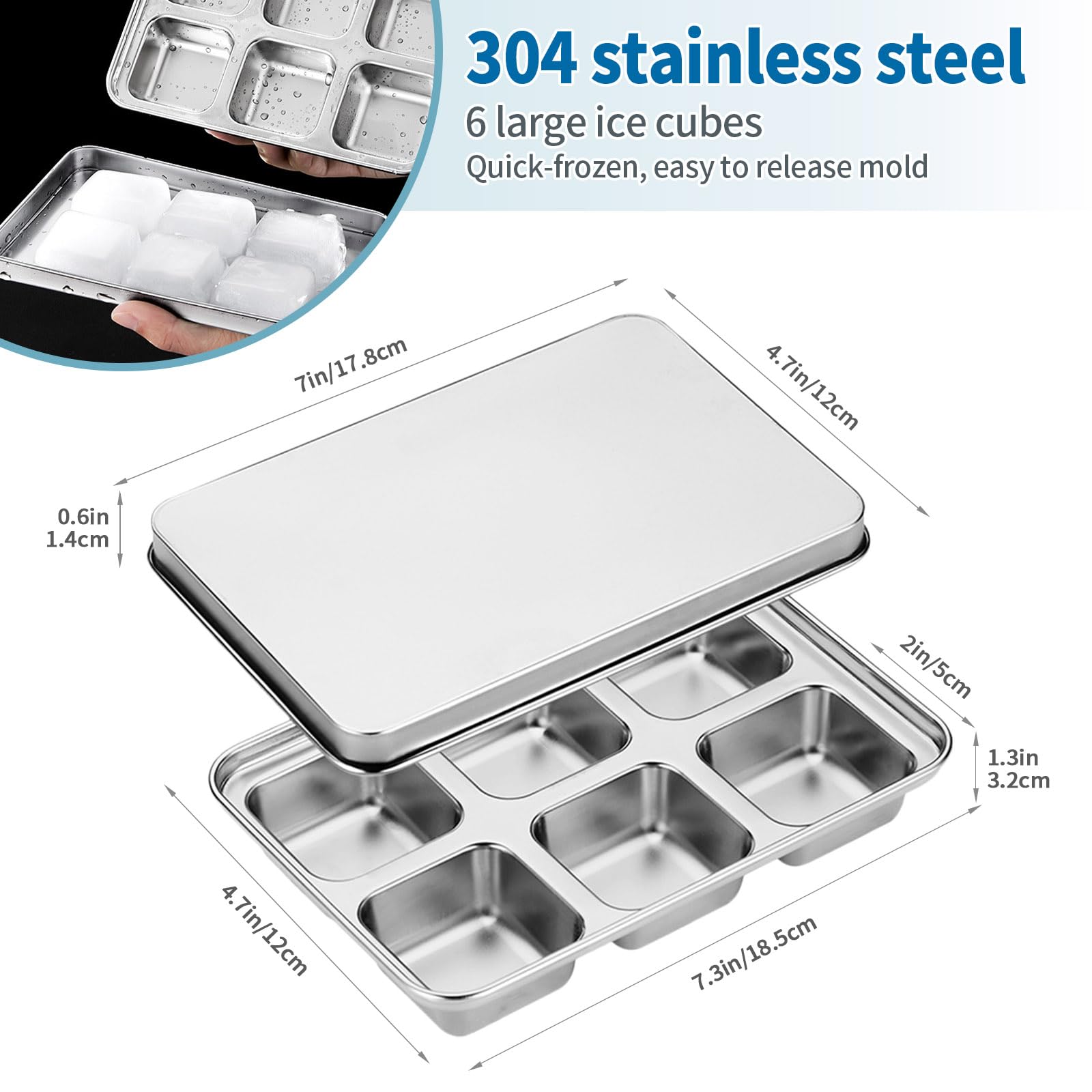 Vortihive cocktail-ready ice tray highlighting versatile use in drinks.