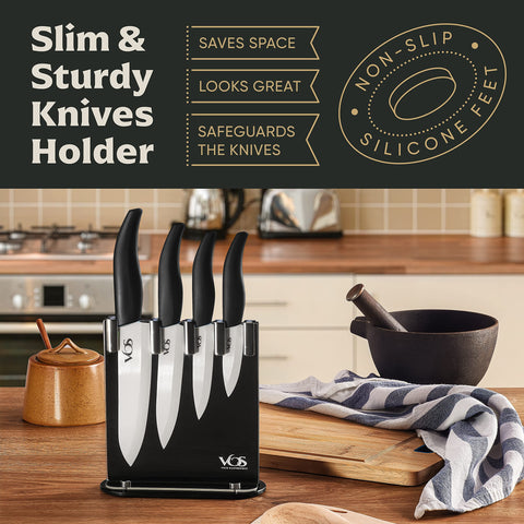 Vos 4-inch paring knife is ideal for peeling, trimming, and intricate work