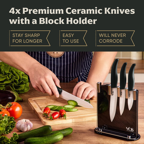 Vos 6-inch chef knife blade delivers clean, effortless slicing for fruits and vegetables