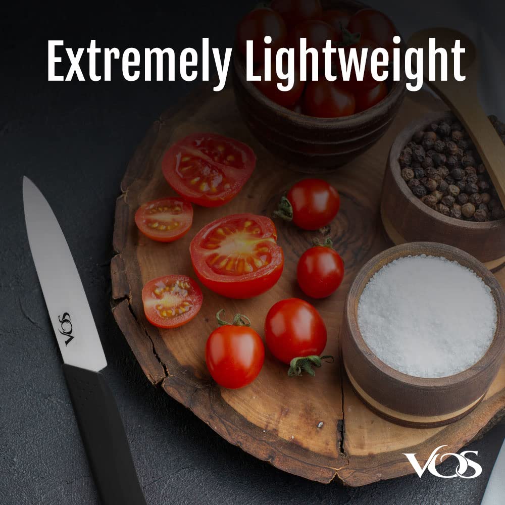 Vos zirconia blade close up emphasizes durability and rust resistance.