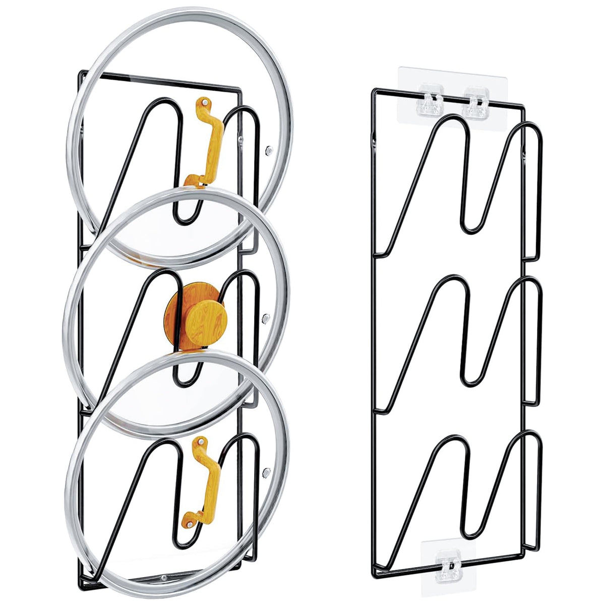 Vouchmind pot lid organizer pack shot highlighting space-saving design