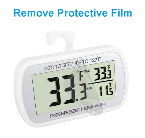 VOULOIR IPX3 waterproof fridge thermometer withstands moisture in cool spaces.
