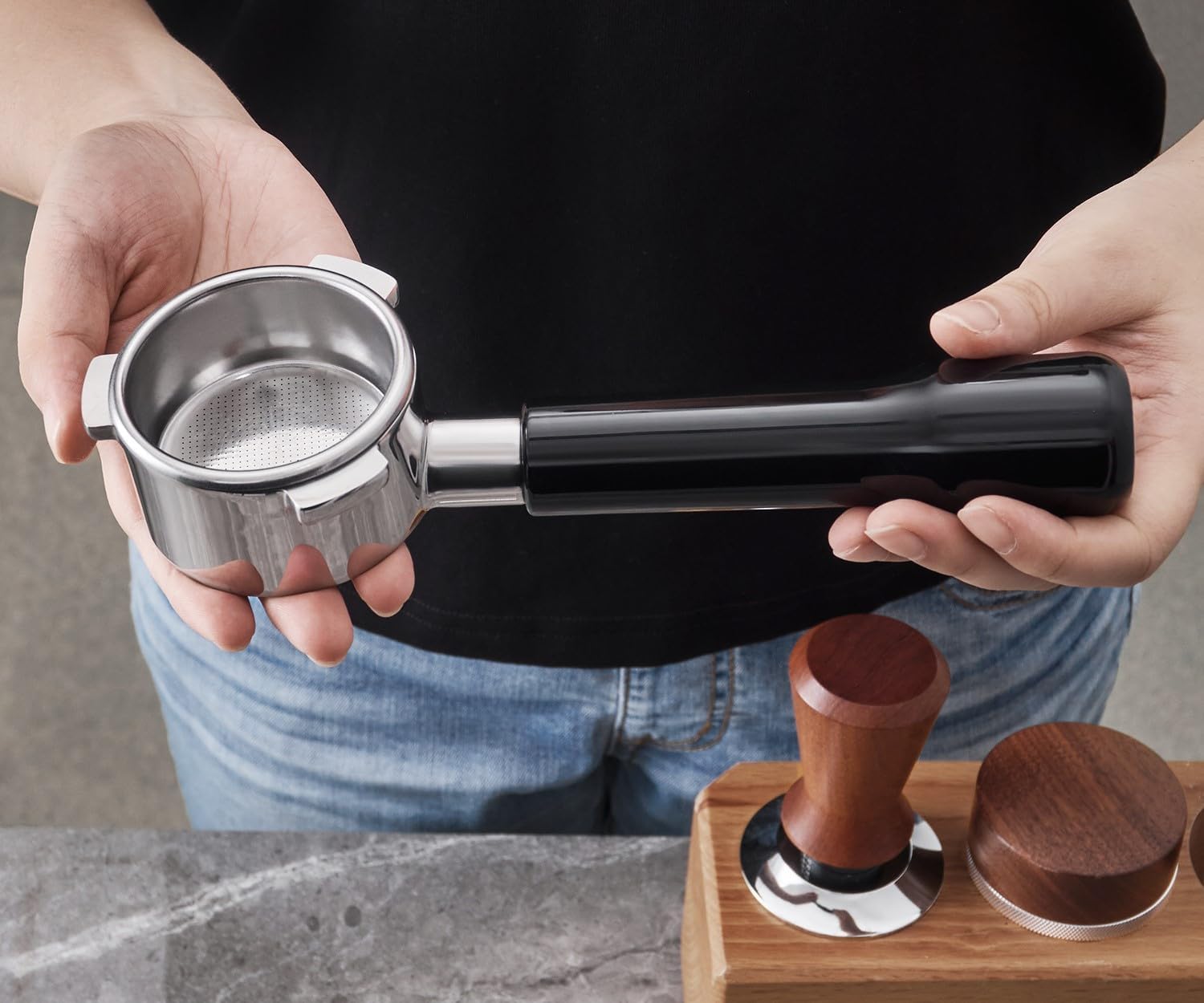 VOURMIO WDT tool-ready setup supports clump breaking for smooth pours