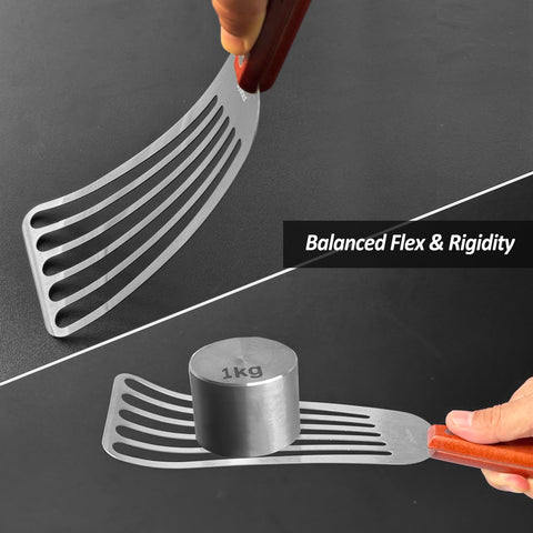 Vovoly kitchen flipping and grilling spatula supports versatile cooking.