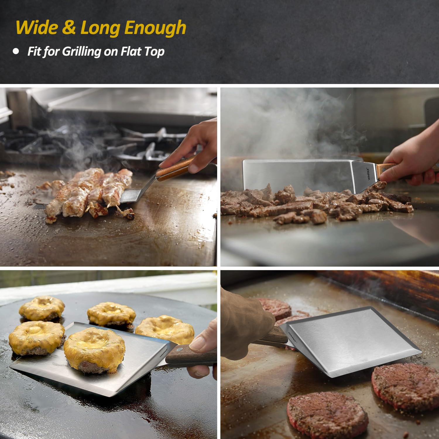 Vovoly kitchen spatula set ready for daily cooking tasks