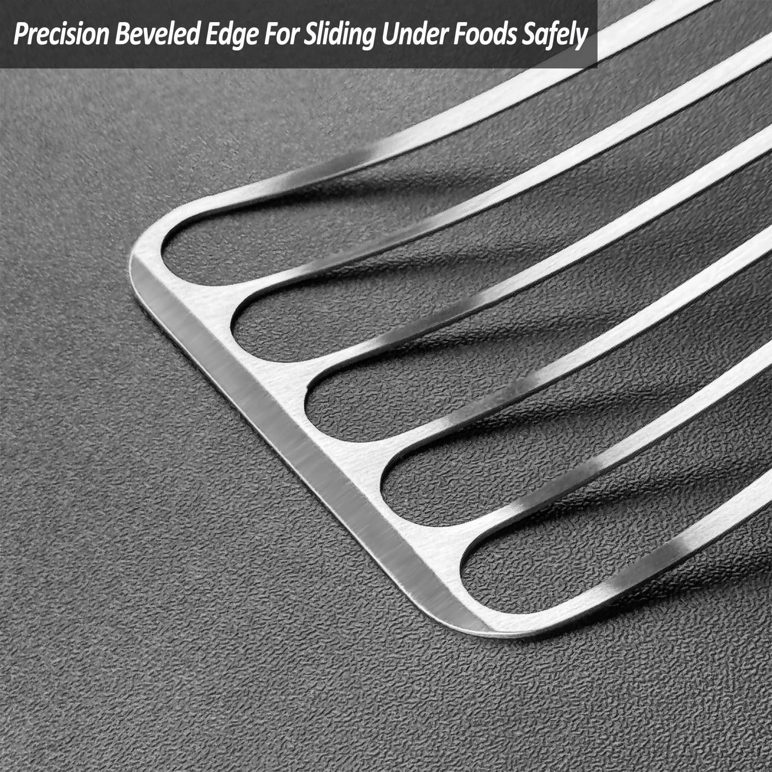 Vovoly premium stainless steel spatula for daily durability.