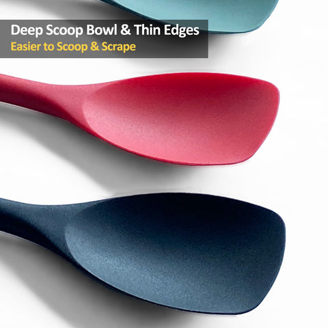 VOVOLY seamless-design spoonula edges for easy cleaning and sanitary use.