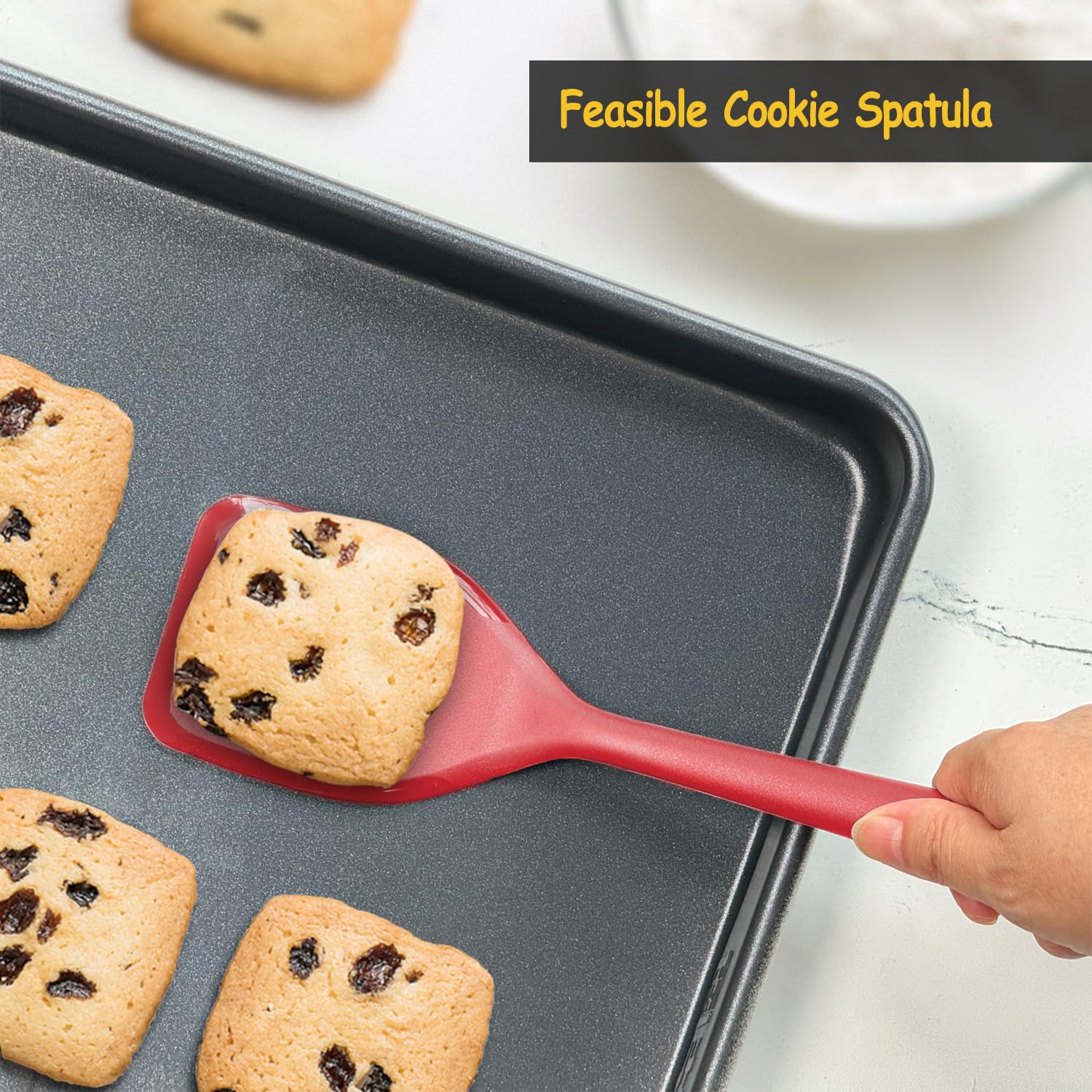 Vovoly dishwasher-safe spatula set for easy cleaning