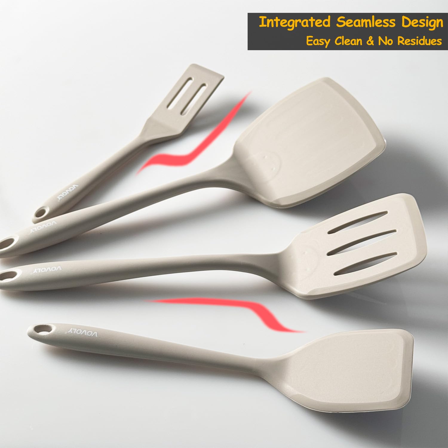 Vovoly small cookie spatula supports delicate cookies and icing smoothness.