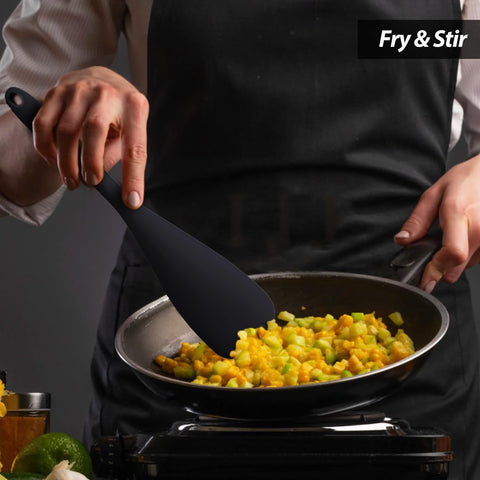 VOVOLY silicone spoon for scooping ingredients with seamless design.