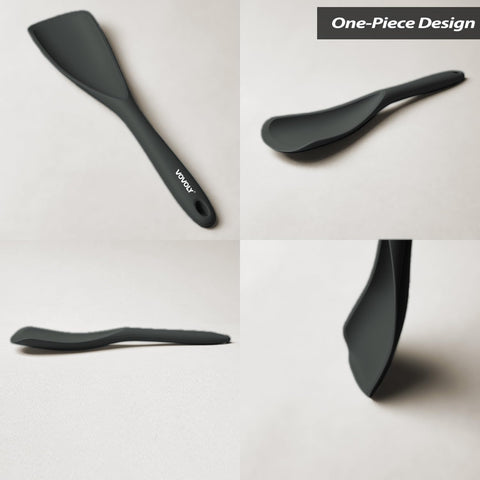 VOVOLY silicone spoon suitable for stirring sauces.