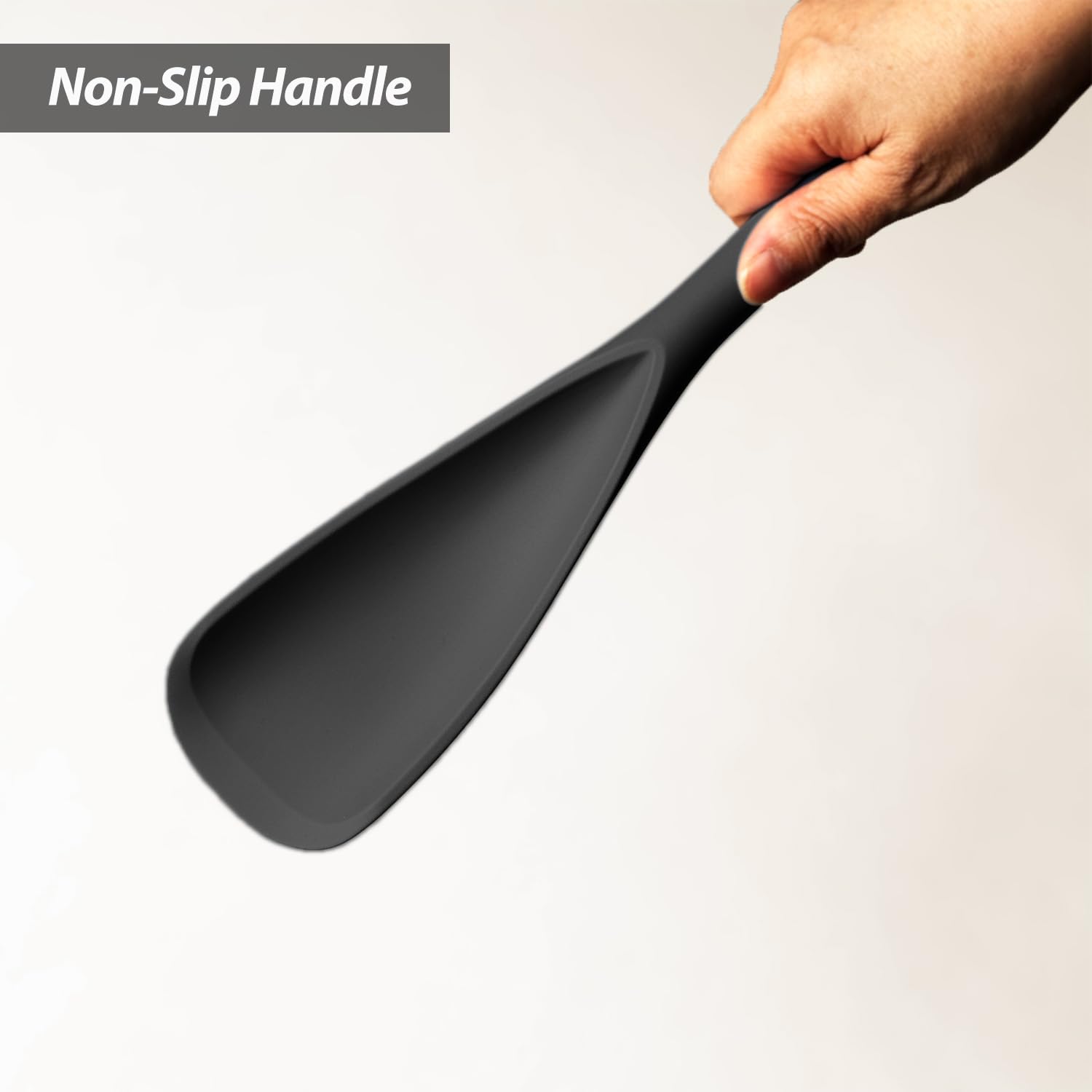 VOVOLY silicone spoon for nonstick cookware, safe and convenient.