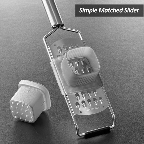 Vovoly coarse zester for chunkier zest and hard cheese shavings.