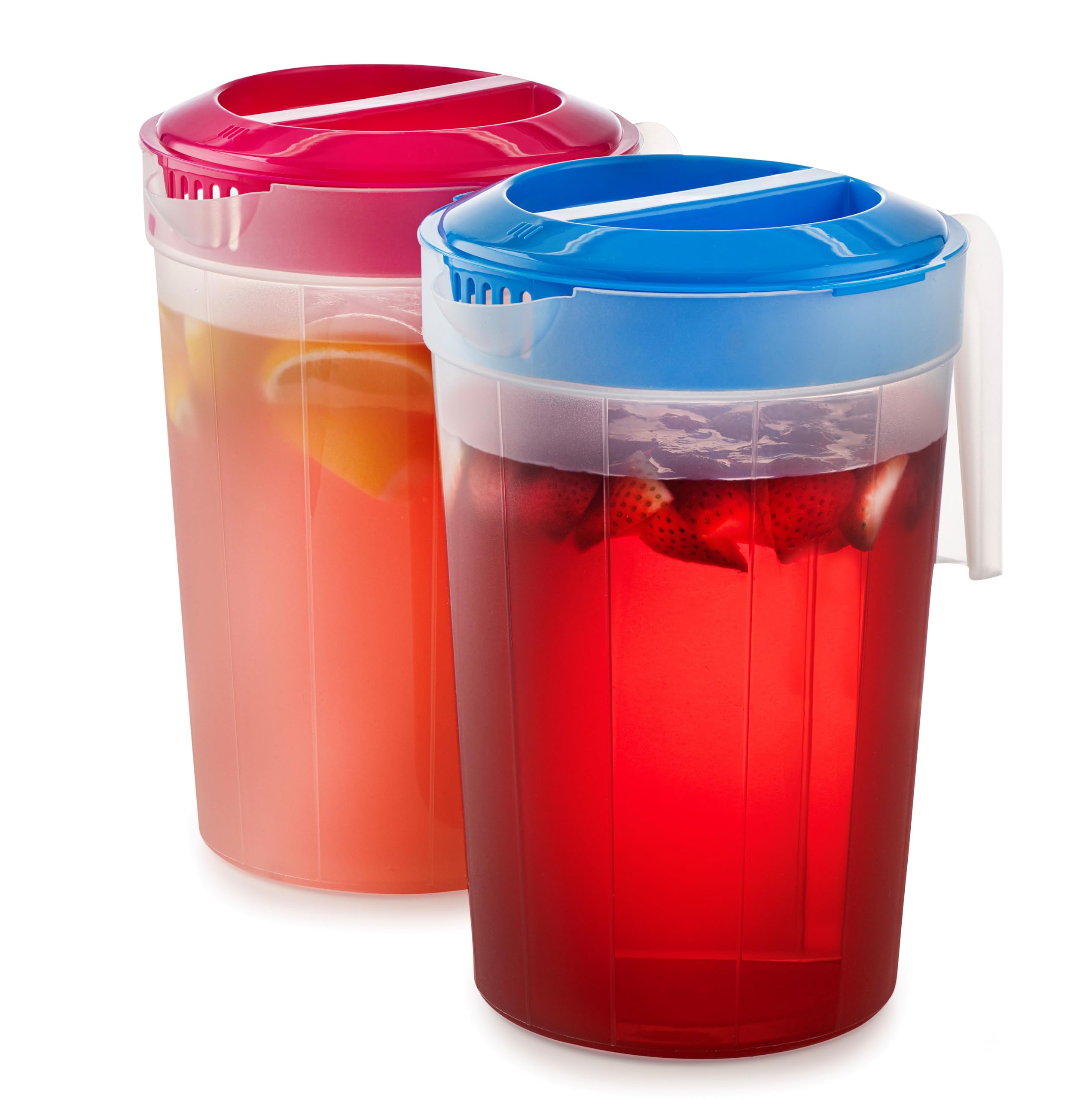 VOXRO 2-pack shown in kitchen setting for water, juice, or tea serving.