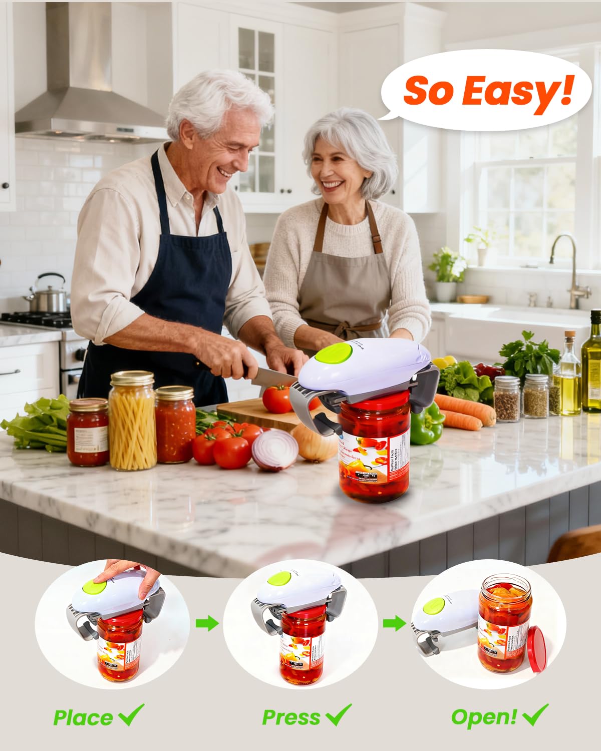 Voyage Bees arthritis-friendly gadget eases jar opening for sore hands.
