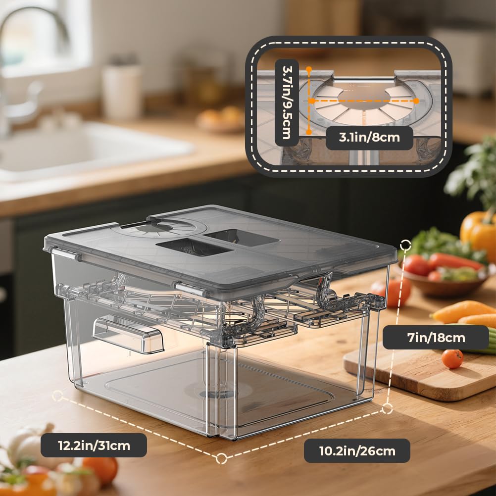 Vpcok Direct silicone seal minimizes evaporation while fitting most sous vide machines.