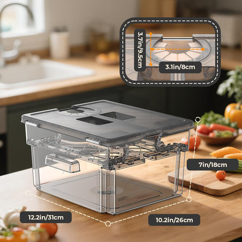 Vpcok Direct silicone seal minimizes evaporation while fitting most sous vide machines.