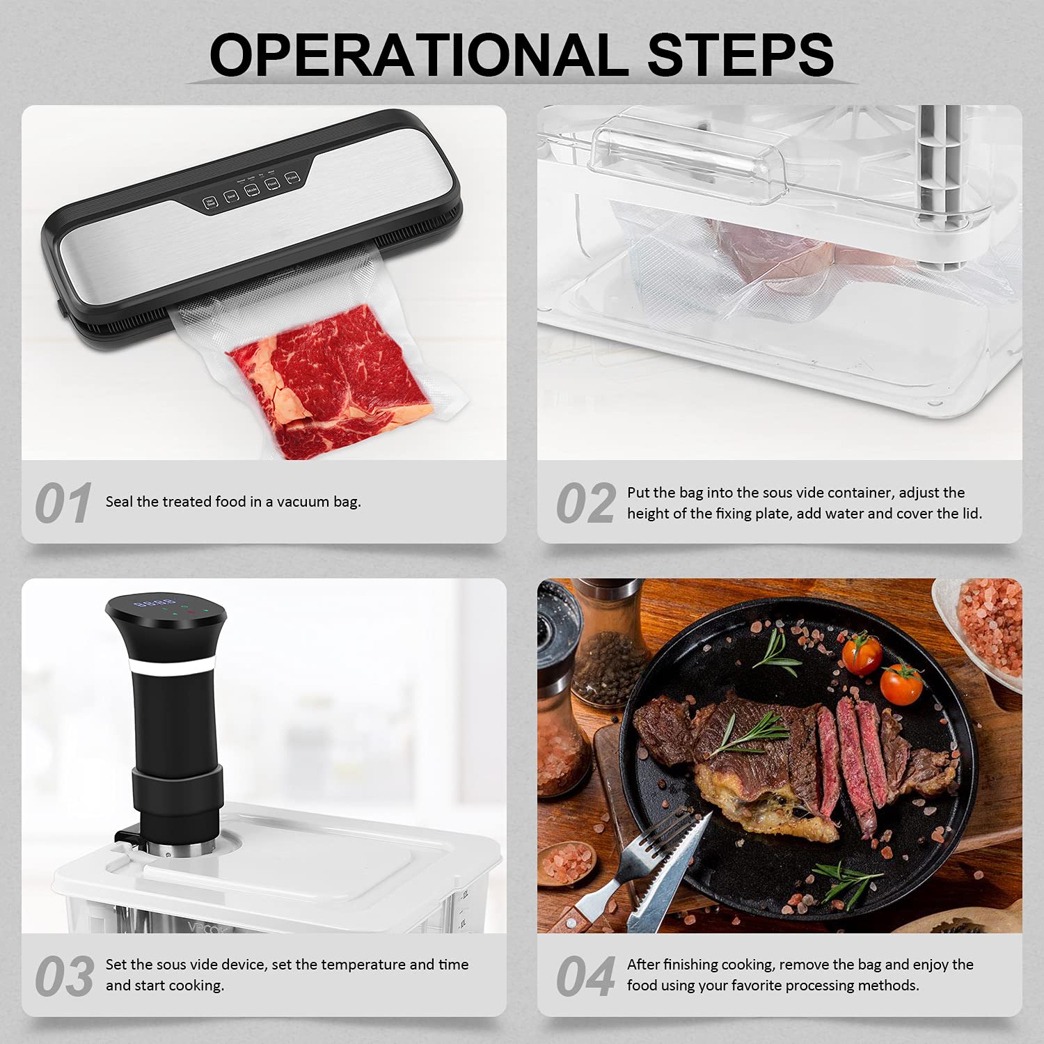 Vpcok Direct durable construction ensures everyday reliability in busy kitchens.