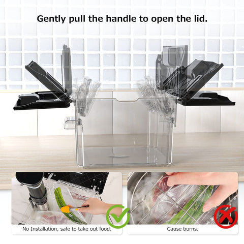 Vpcok Direct design eliminates extra accessories for a clean setup