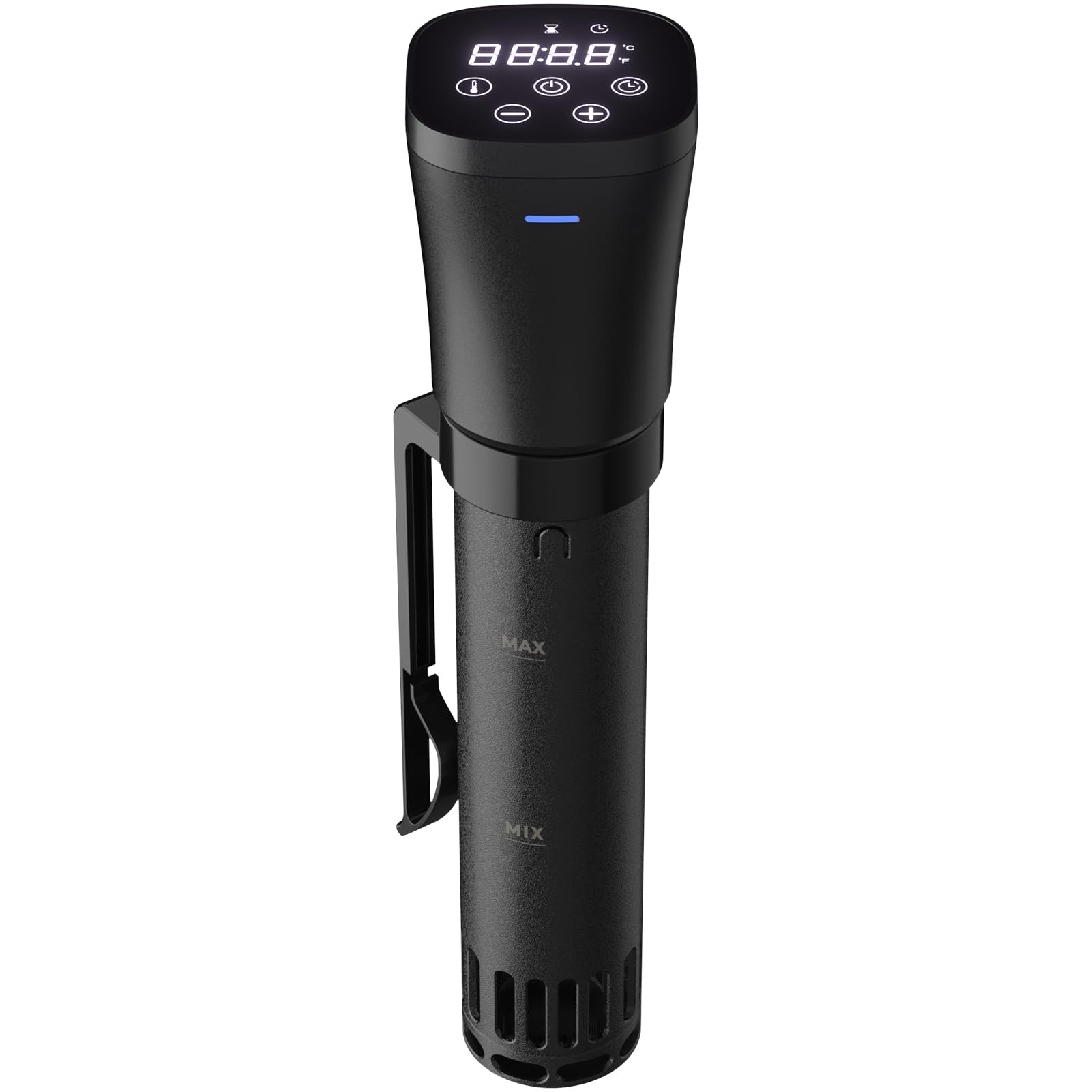 Vpcok Direct sous vide cooker on a kitchen counter for precise, hands-off cooking.