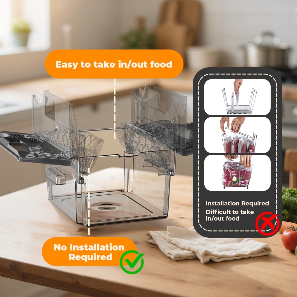 Vpcok Direct temperature range from -49 to 275F for versatile cooking.
