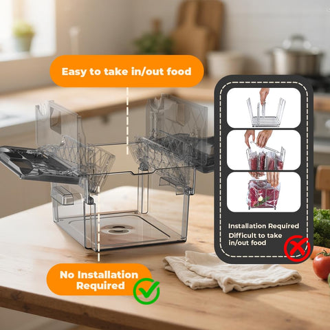 Vpcok Direct temperature range from -49 to 275F for versatile cooking.