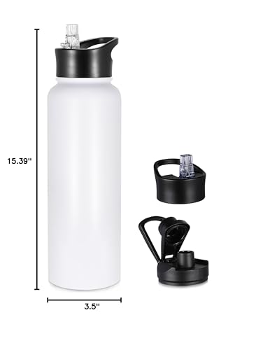 Gift-ready VQRRCKI bottle with multiple lids for gifting