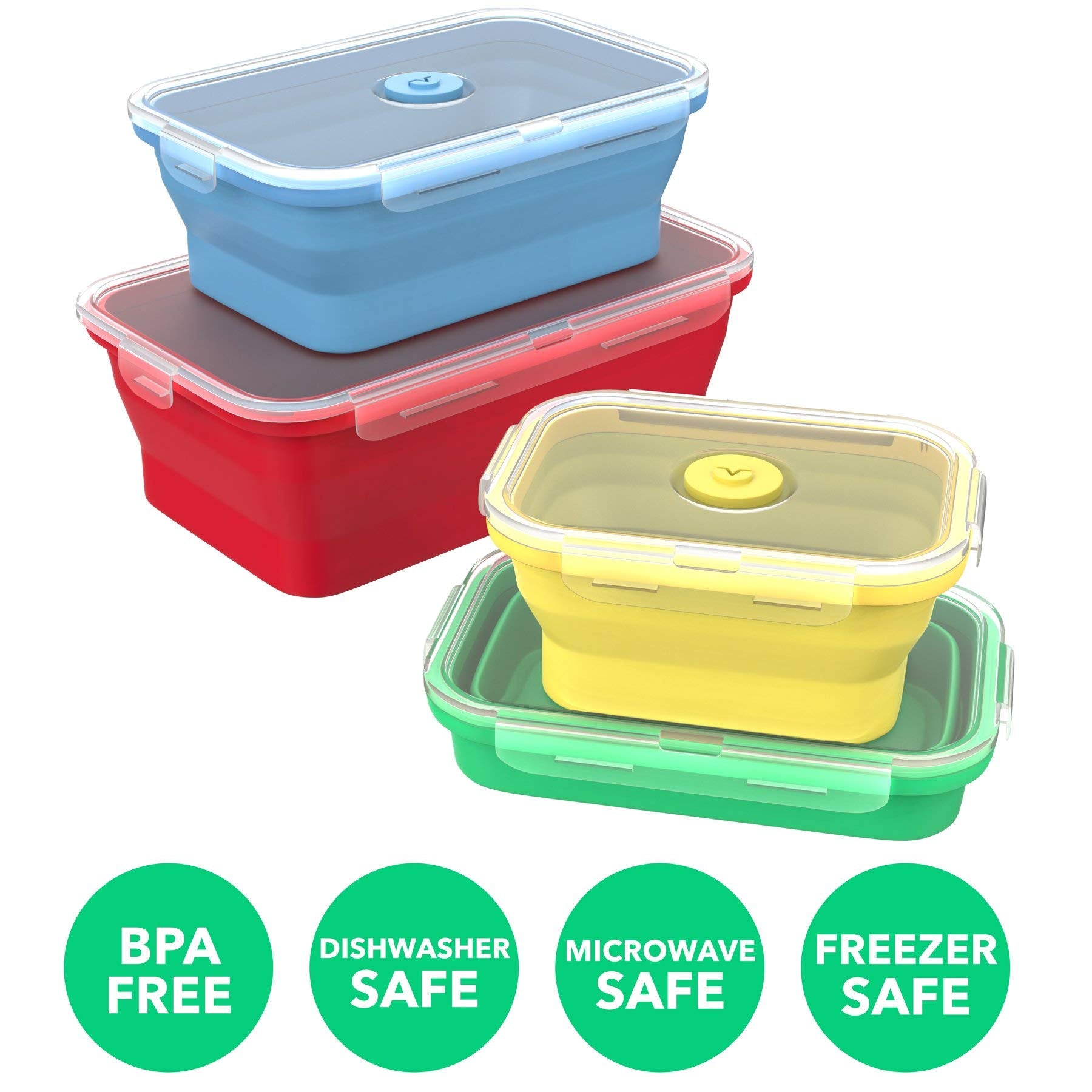 Vremi microwave-freezer-dishwasher safe containers for easy reheating