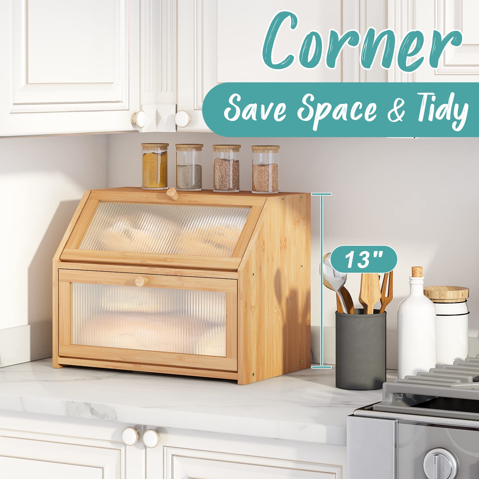Vriccc bamboo surface is easy to wipe clean after baking