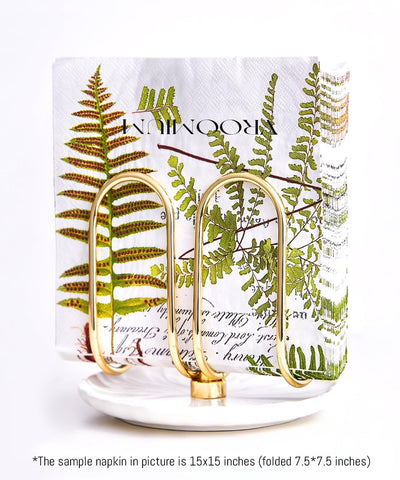 VROOMIUM napkin holder large-capacity interior reduces refills during meals.