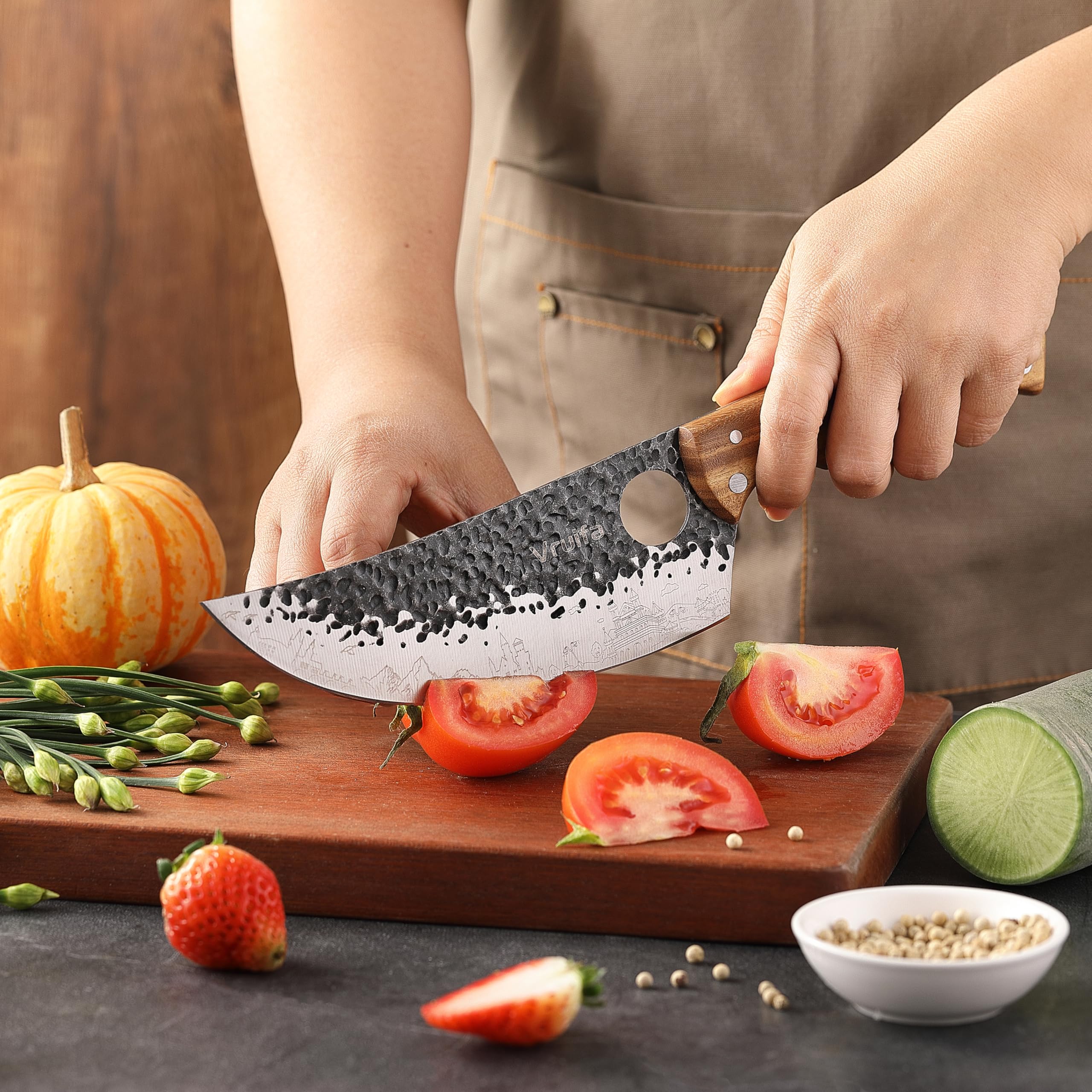 VRUIFA Viking Knife 6.5-inch for versatile kitchen tasks