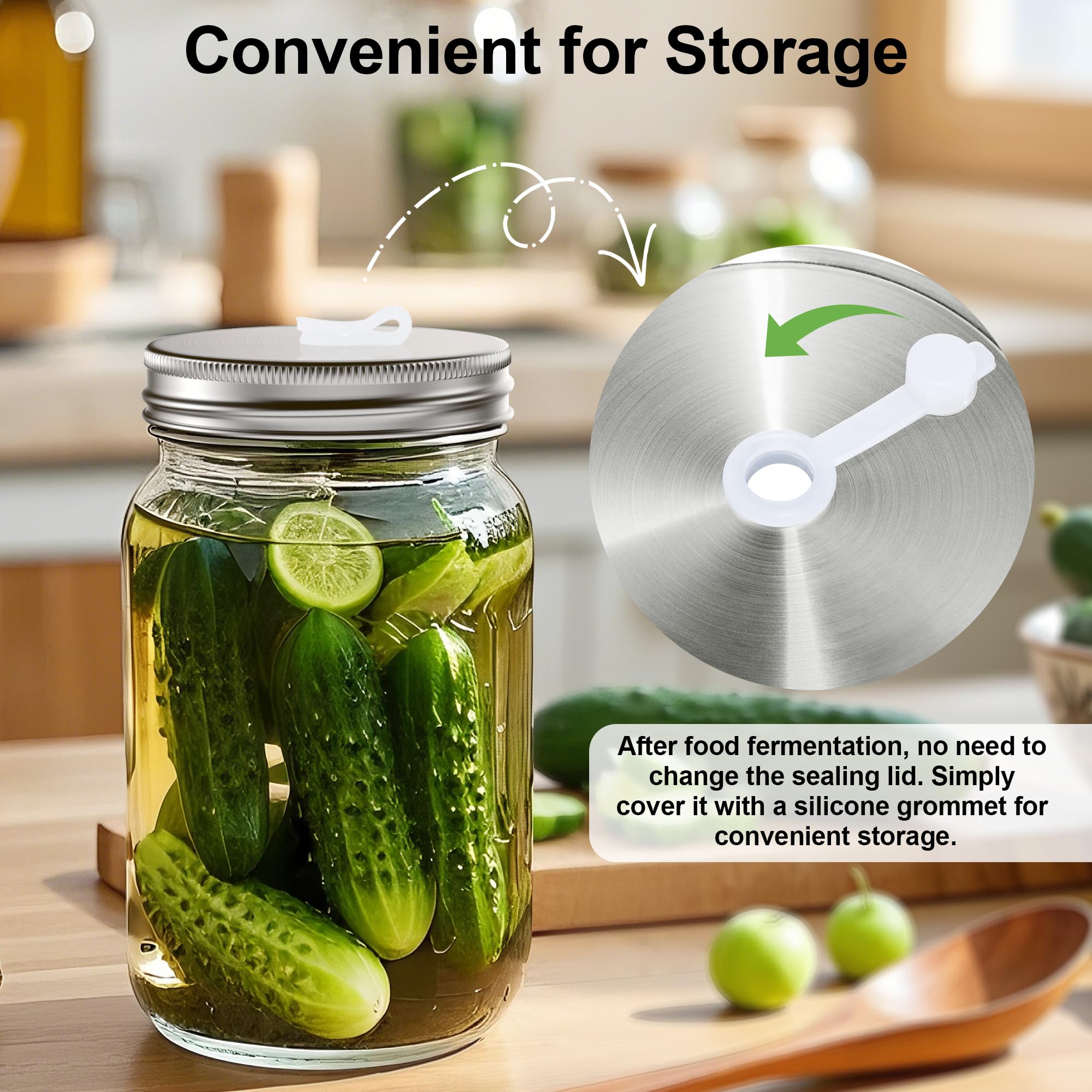 VSAPRDT silicone gaskets prevent leaks and odors during ferments