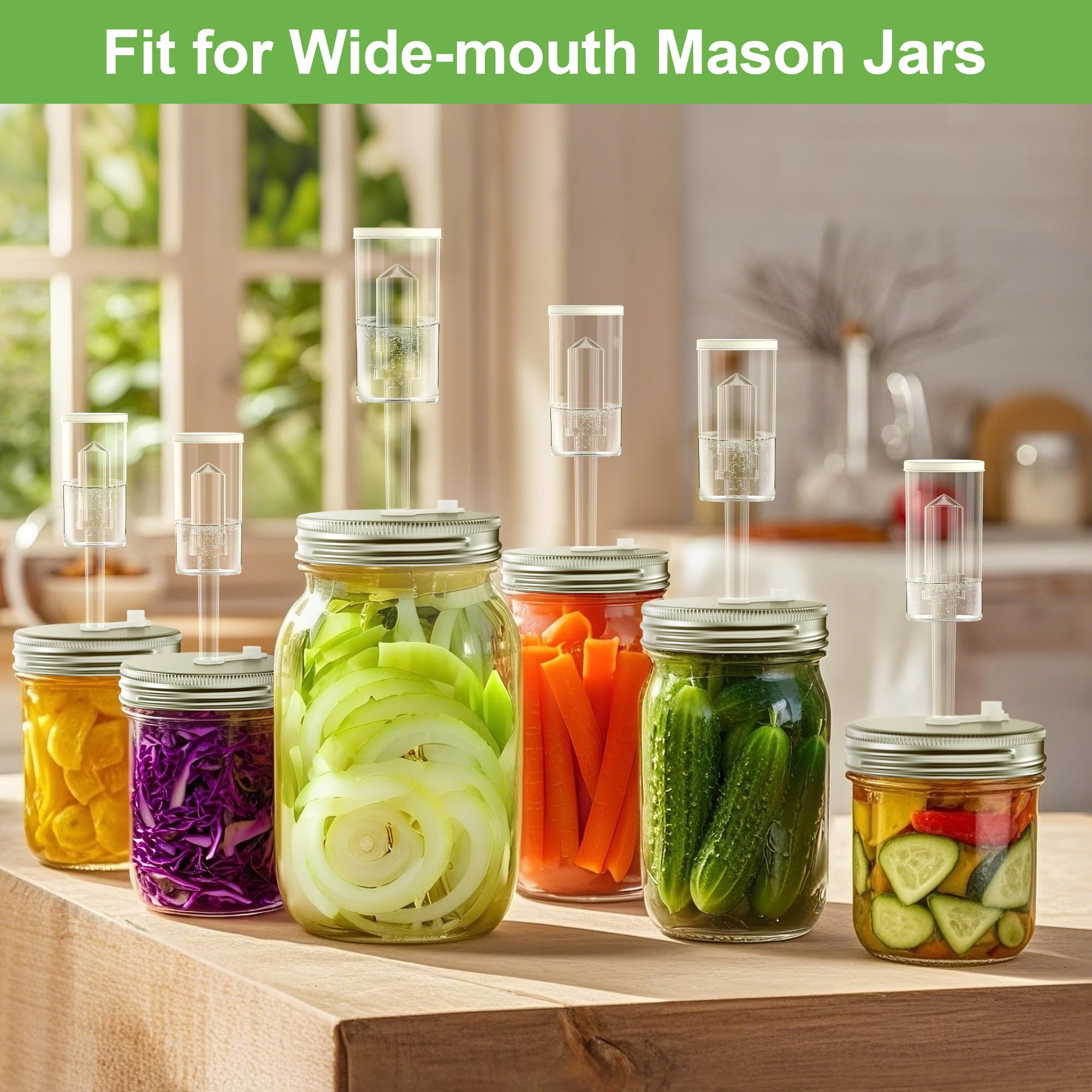 VSAPRDT silicone stoppers enable storage without lid removal after fermentation