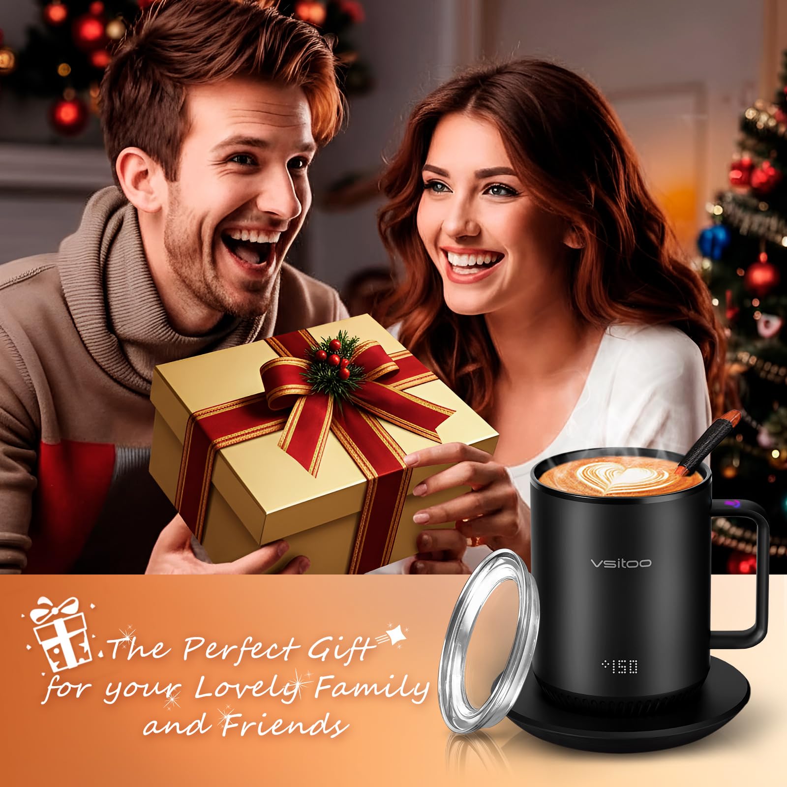 VSITOO S3 Delaware-designed mug blends smart tech with style.