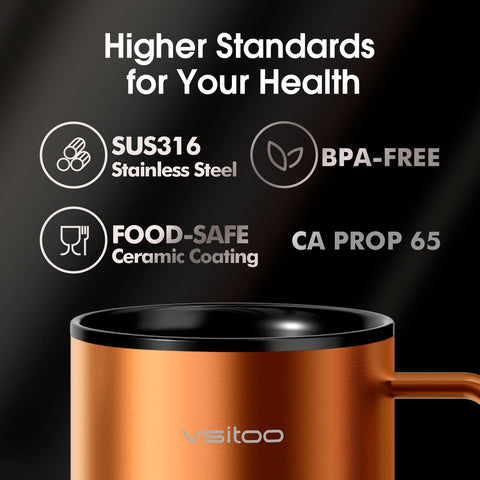 VSITOO S3 Plus 316 stainless steel body and IPX7 waterproof construction