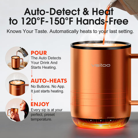 VSITOO S3 Plus AI sensor demonstrates hands-free temperature control for busy mornings
