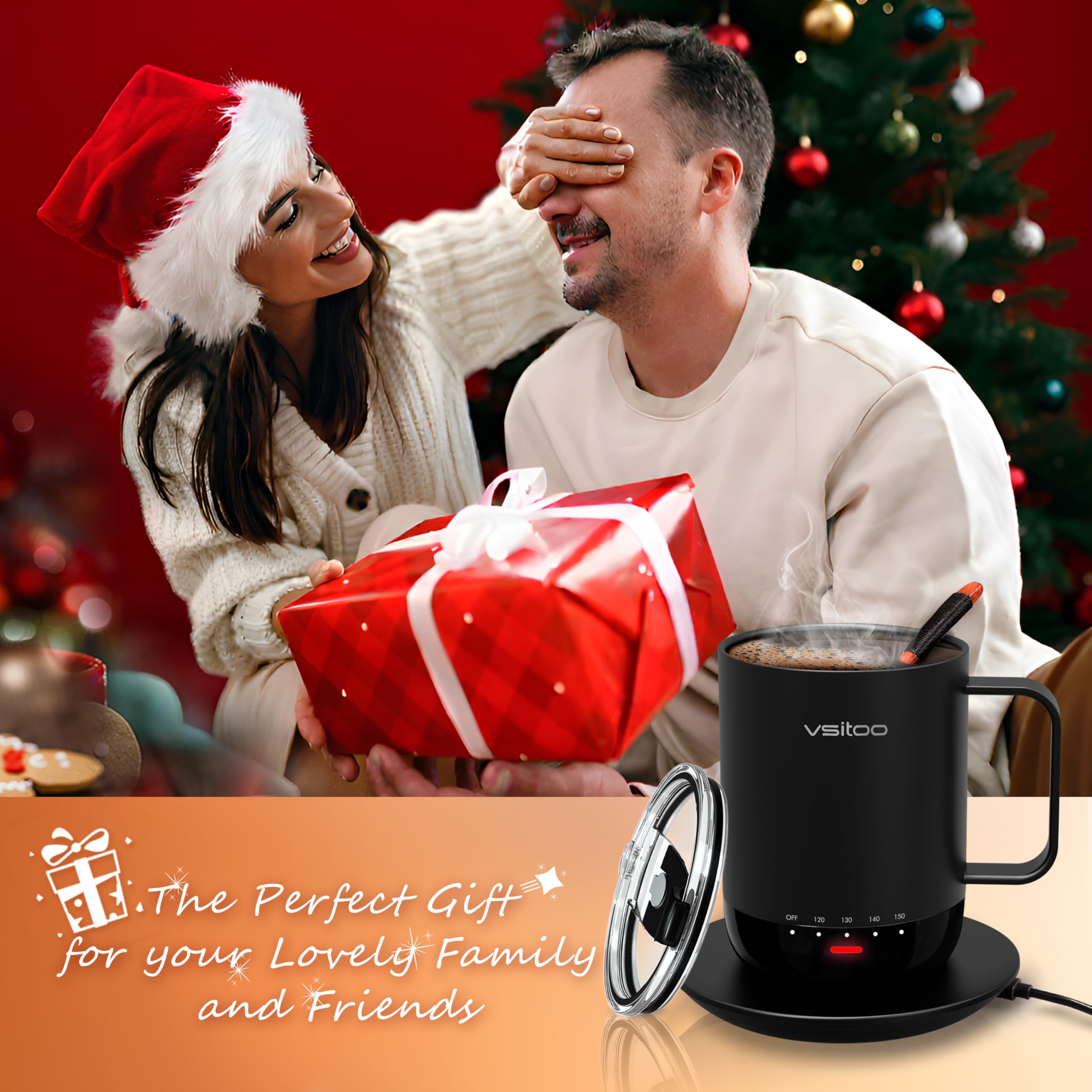 VSITOO S3 Pro 14oz mug IPX7 finished surface stands up to daily use.