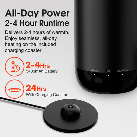 VSITOO S5 base-desk charging station keeps drinks warm at home