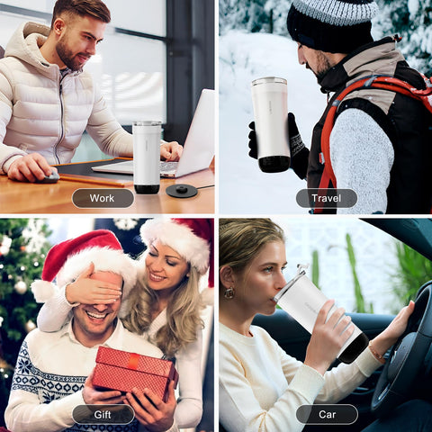 VSITOO S5 in use outdoors maintains warmth during activities.