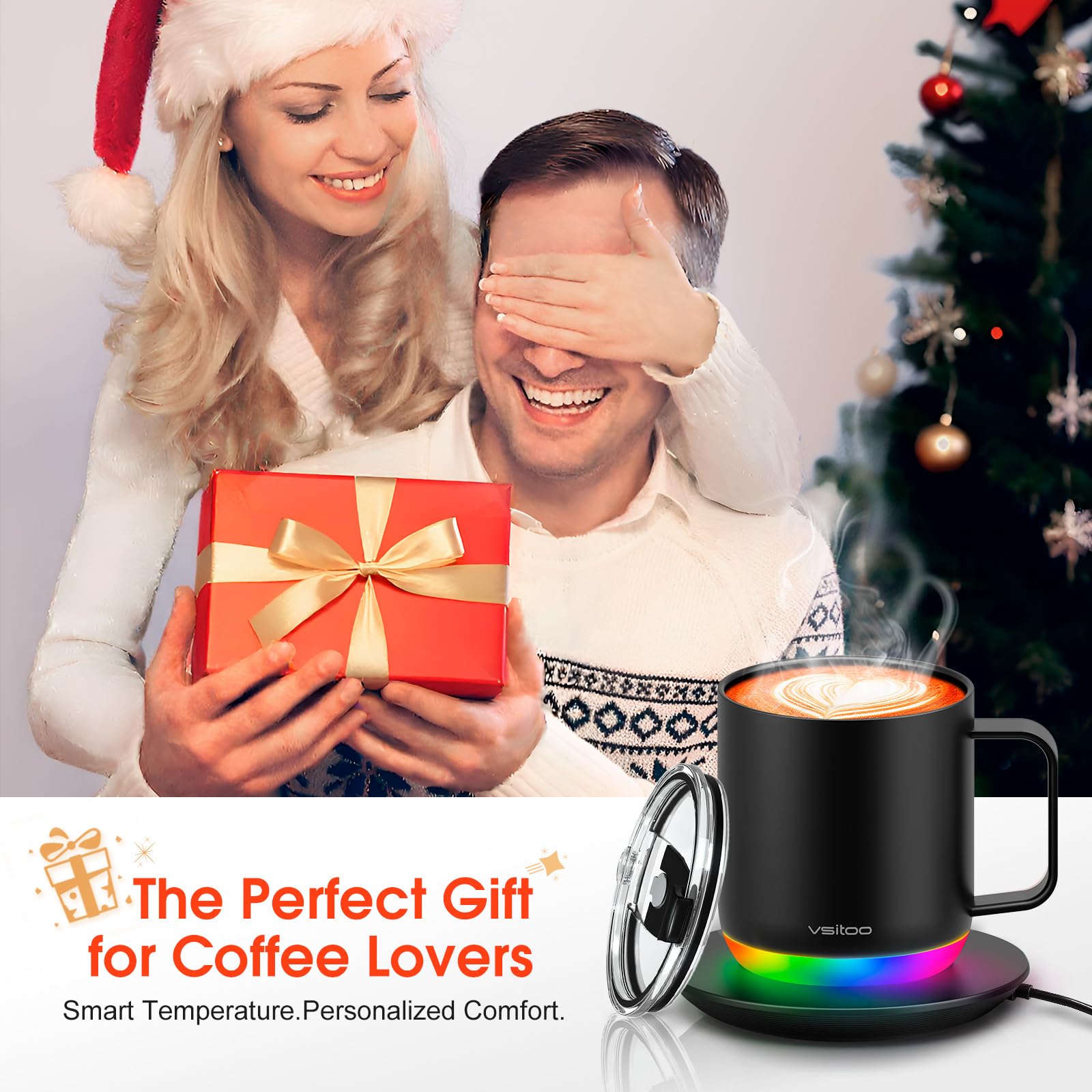 VSITOO S6 Plus mug on desk setup for home or office use