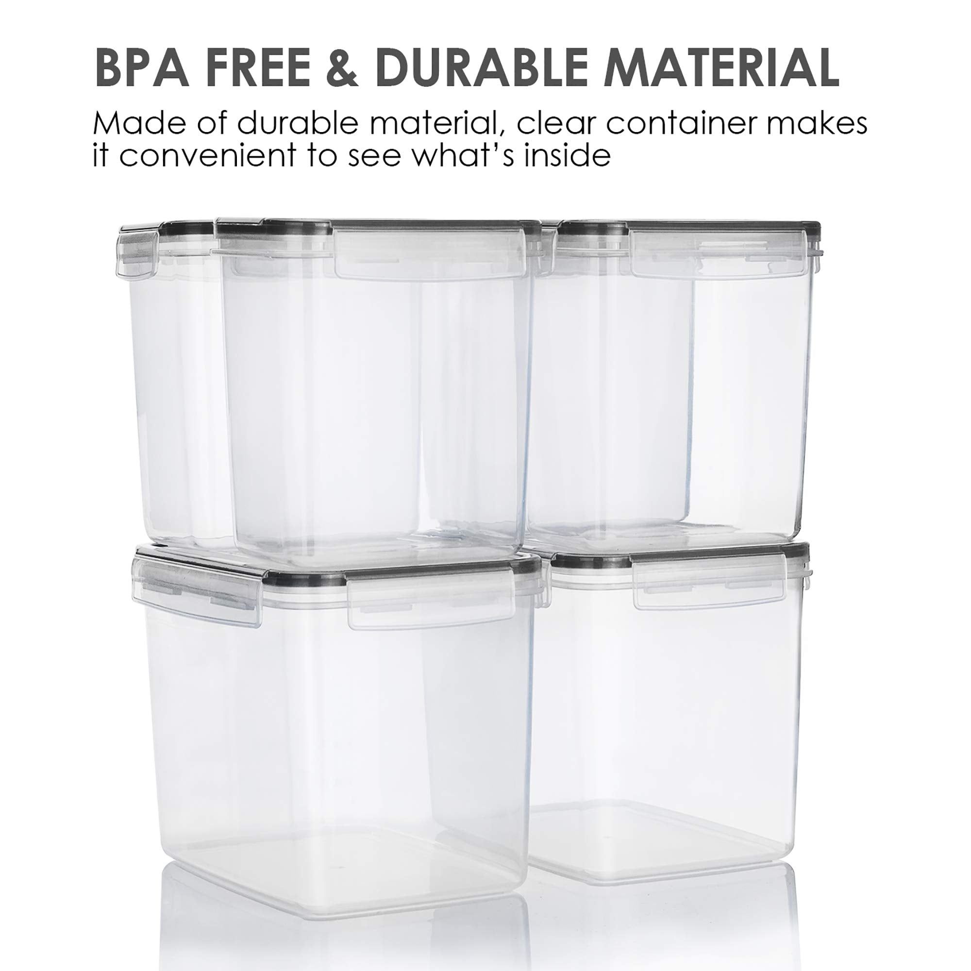 Vtopmart 24 reusable labels help prevent mix-ups.