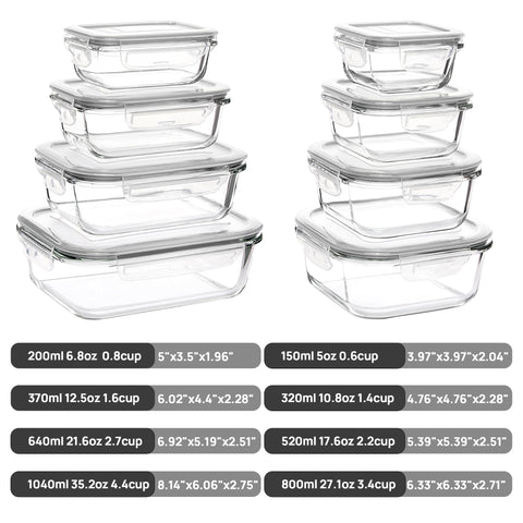 Vtopmart 35oz rectangle container showcases contents clearly, ideal for batch meals.