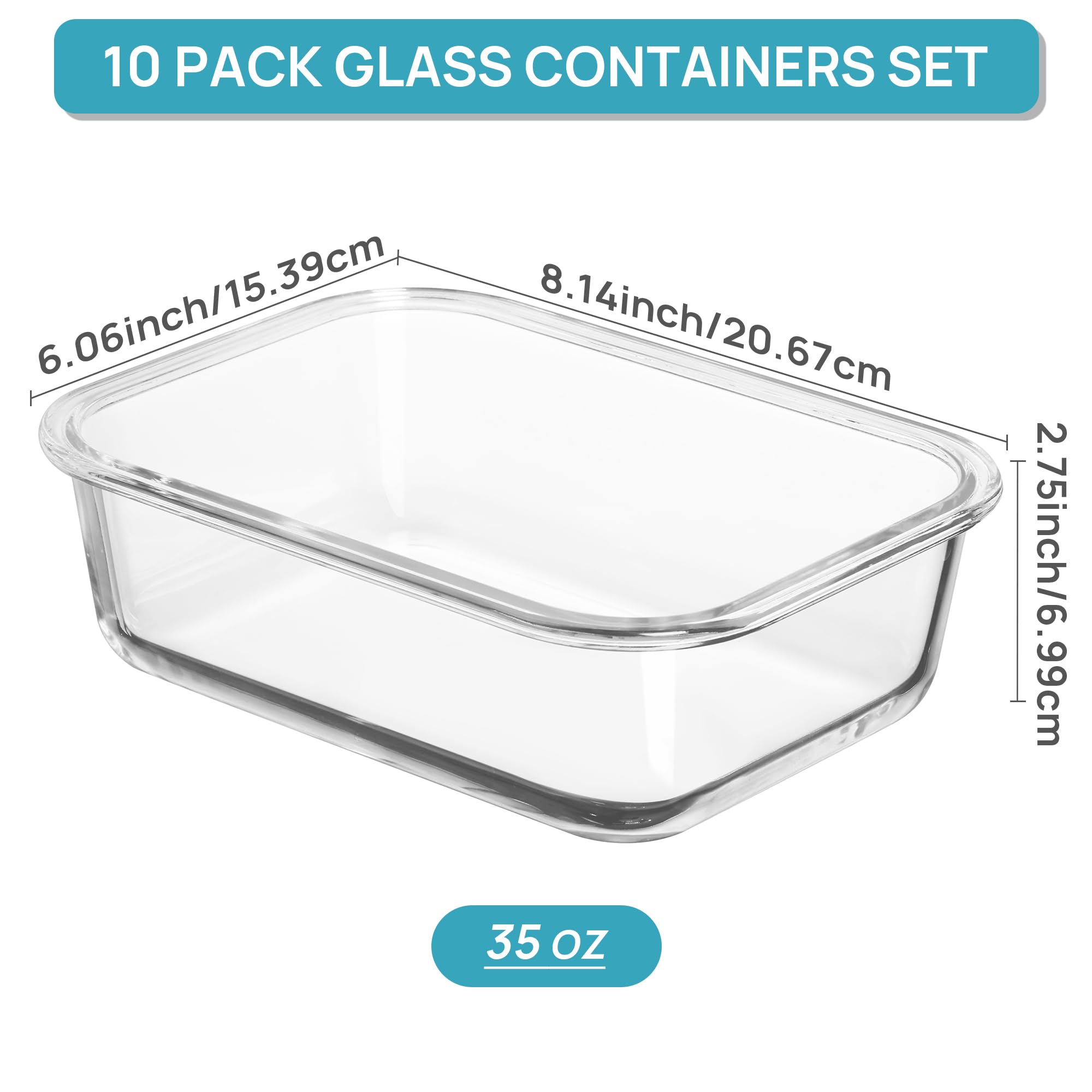 Vtopmart airtight hinged lids prevent leaks during transport of sauces.