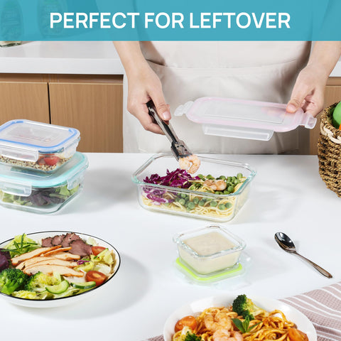 Vtopmart airtight lid with silicone seal keeps aromas inside