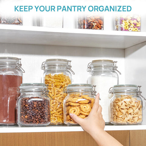 BPA-free durable glass designed for safe long-term kitchen storage