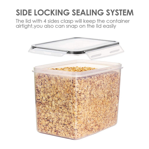Vtopmart BPA-free durable plastic emphasizes long-lasting food storage.